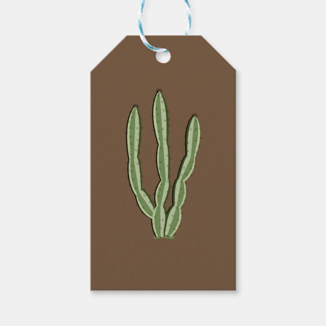 Cactus Custom Gift Tags (Front)
