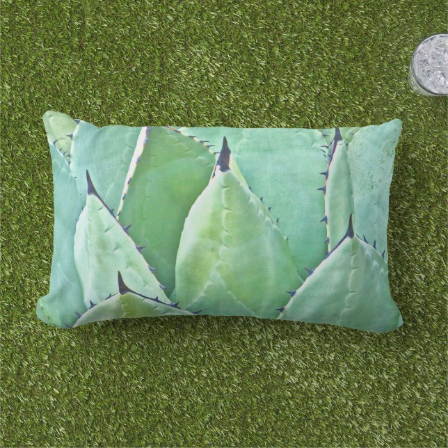 "CACTUS" DECORATIVE THROW PILLOW (Grass)