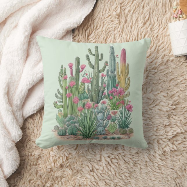 Cactus Desert Cushion (Blanket)