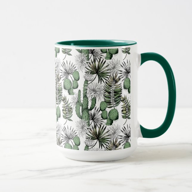 Cactus Desert Pattern Mug (Right)