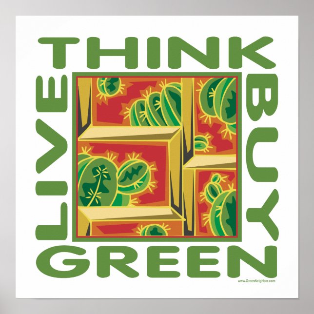 Cactus Design Poster (Front)