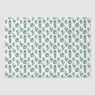 Cactus Design Tissue Paper, Watercolor Design  Paper