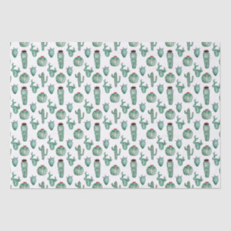 Cactus Design Tissue Paper, Watercolor Design  Tissue Paper