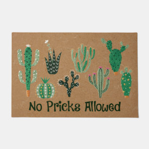 Cactus Doormat,Succulent Lover Mat,Funny Succulent Doormat