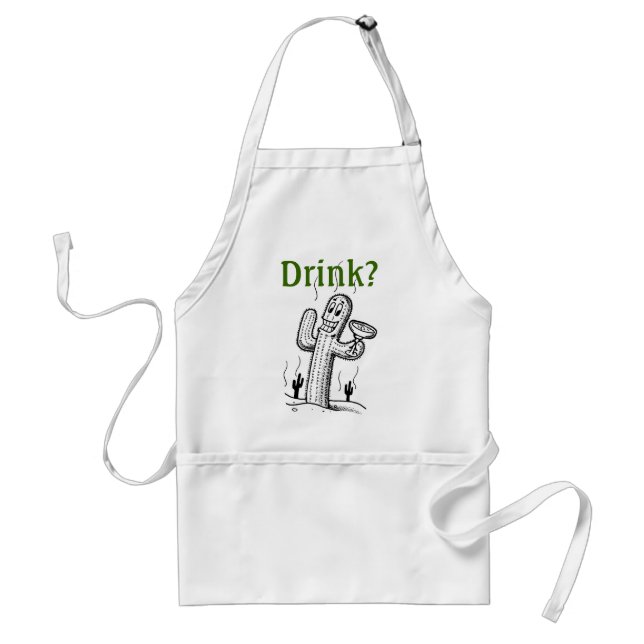 Cactus Drink Standard Apron (Front)