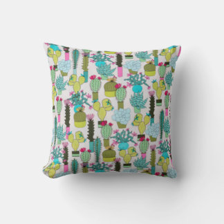 Cactus Everywhere Throw Pillow