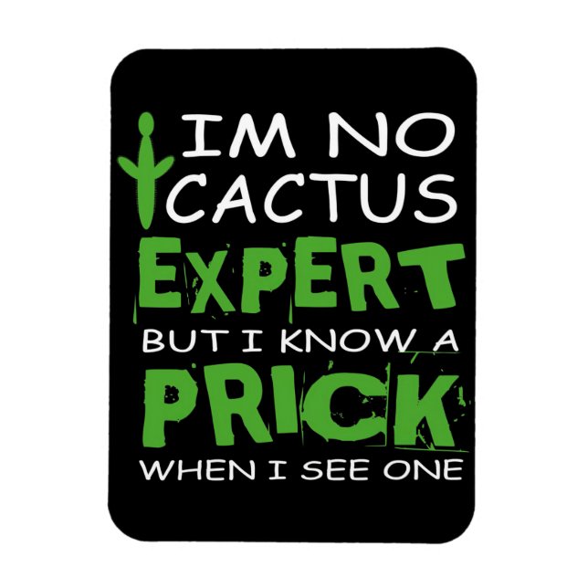 Cactus Expert Magnet (Vertical)