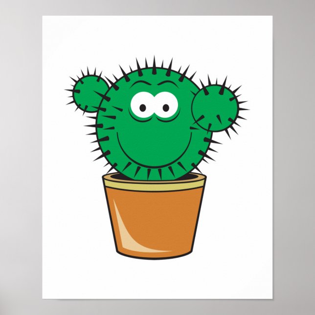 Cactus Face Poster (Front)