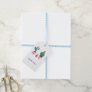 Cactus Fiesta Baby Shower Favour Tag