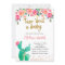 Cactus floral Baby Shower Taco Bout Baby