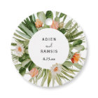 Cactus Floral Desert Wedding Round