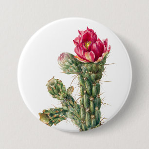 Cactus Flower 7.5 Cm Round Badge