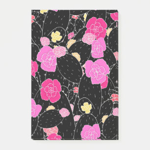 Cactus Flower Art Sketch Post-it Notes