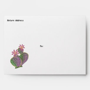 Cactus Flower Envelope