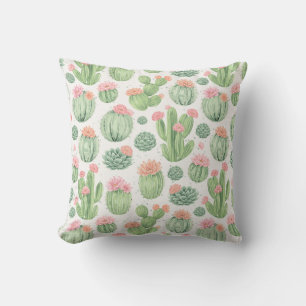 Cactus Flower Garden Cushion