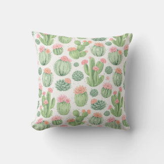Cactus Flower Garden Cushion