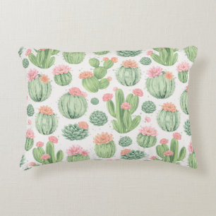Cactus Flower Garden Decorative Cushion