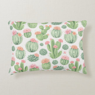 Cactus Flower Garden  Decorative Cushion