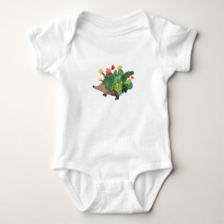 Cactus Flower hedgehog Baby Bodysuit