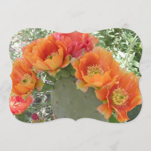 Cactus Flower Invitation