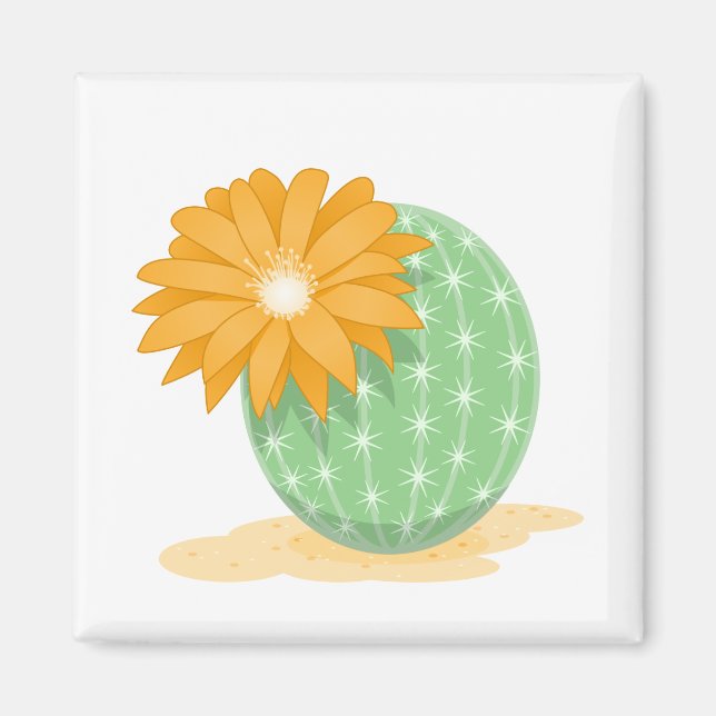 Cactus Flower Magnet (Front)