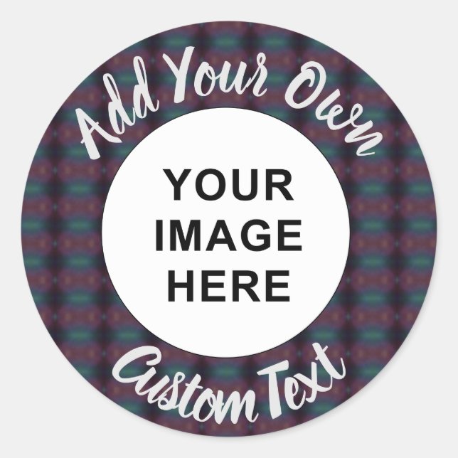 Cactus Flower Mirage Classic Round Sticker (Front)
