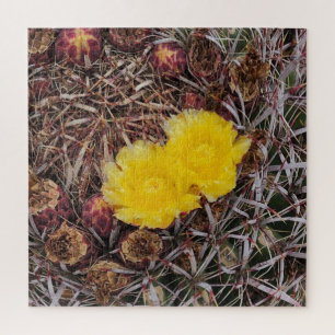 Cactus Flower Photo Jigsaw Puzzle