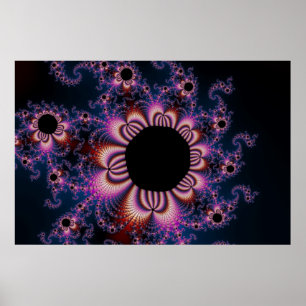Cactus Flowers - Fractal Poster