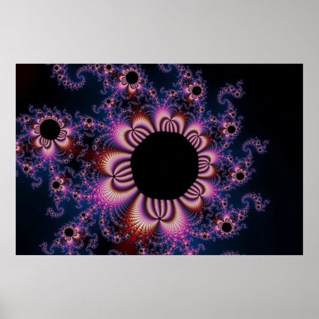 Cactus Flowers - Fractal Poster (Front)