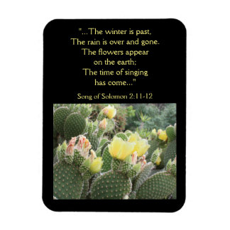 Cactus Flowers Song of Solomon Magnet