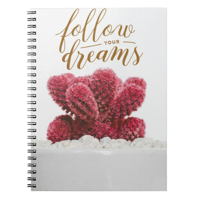 Cactus Follow Your Dreams Notebook (Front)