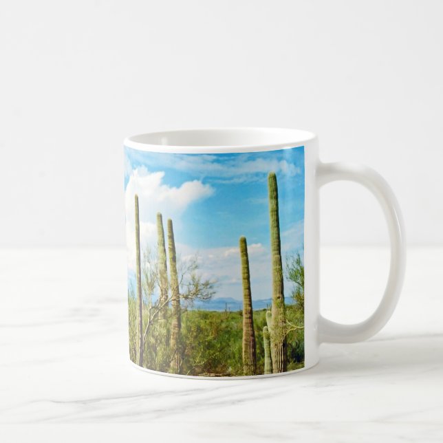 Cactus Forest Blue Sky Mug (Right)
