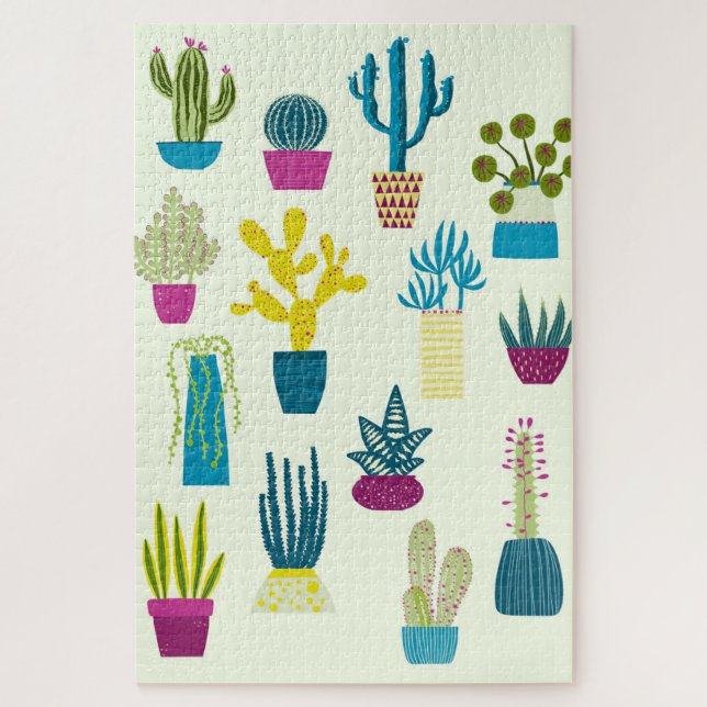Cactus Garden Jigsaw Puzzle (Vertical)