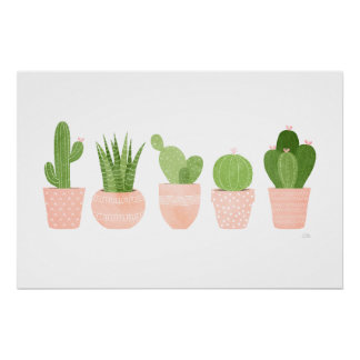 Cactus Garden Poster