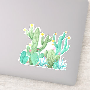 Cactus Garden Watercolor Southwest Desert