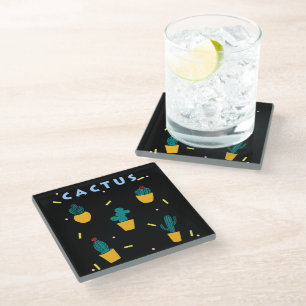 Cactus Glass Coaster