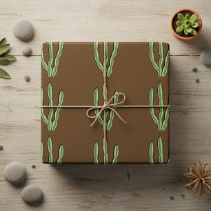 Cactus Glossy Wrapping Paper