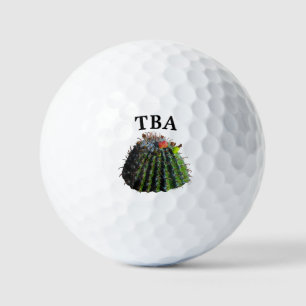 Cactus Golf Balls - Optional Personalisation