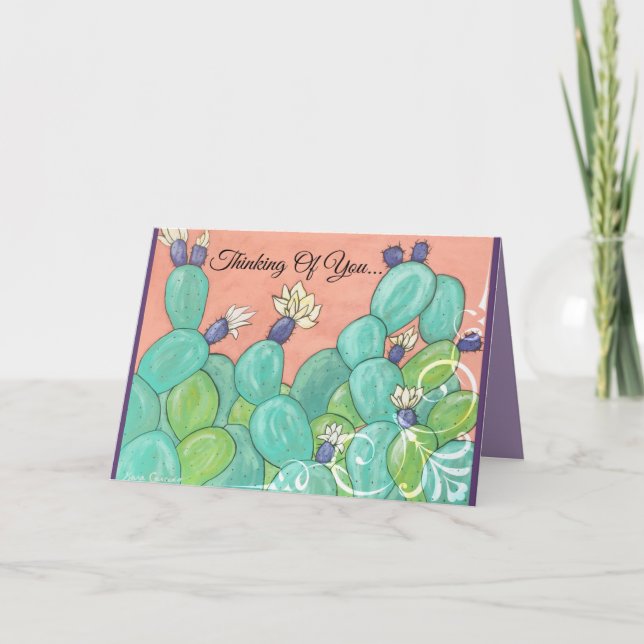 Cactus Greeting Card (Front)