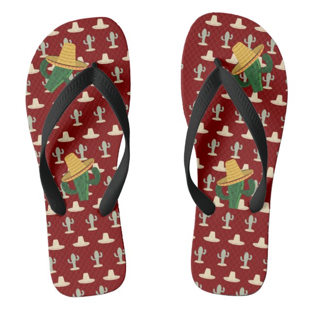 Cactus Hat Thongs (Footbed)