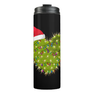 Cactus Heart Christmas Thermal Tumbler