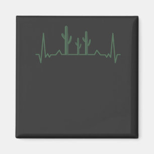 Cactus Heartbeat Magnet