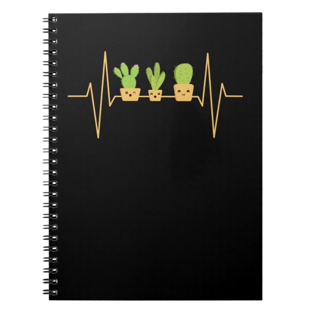Cactus Heartbeat Notebook (Front)