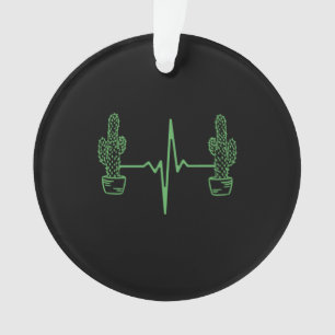 Cactus Heartbeat Ornament