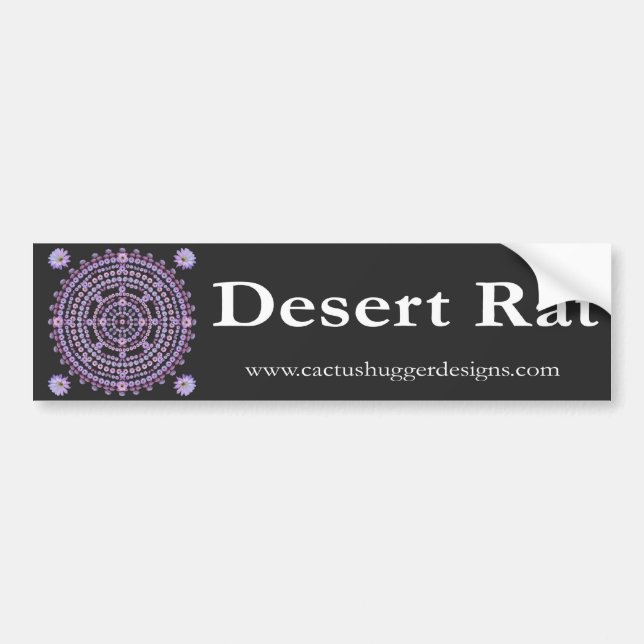 Cactus Hugger Bumper Sticker (Front)