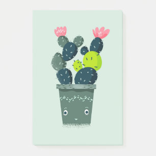 Cactus In Smiling Pot Post-it Notes
