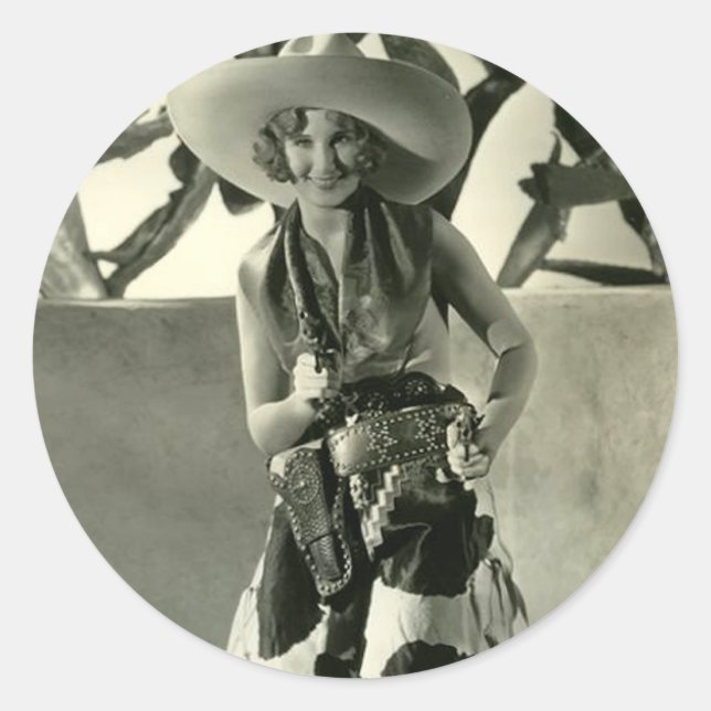 Cactus Kate Classic Round Sticker (Front)