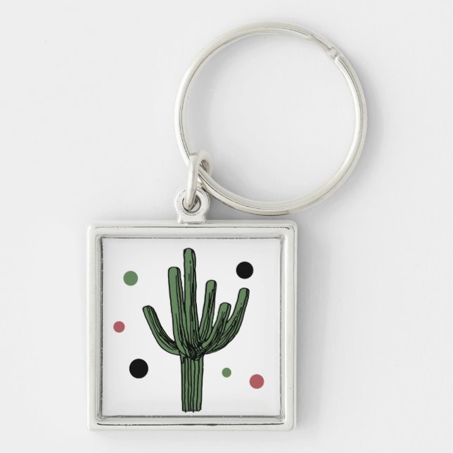 Cactus Key Ring (Front)