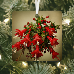 Cactus Kisses & Christmas Wishes – A Double-Sided Metal Tree Decoration