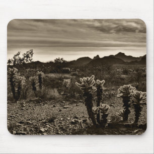 Cactus Landscape Mouse Pad